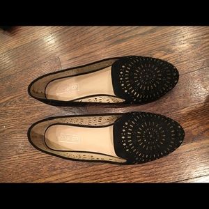 Top shop black flats size 8